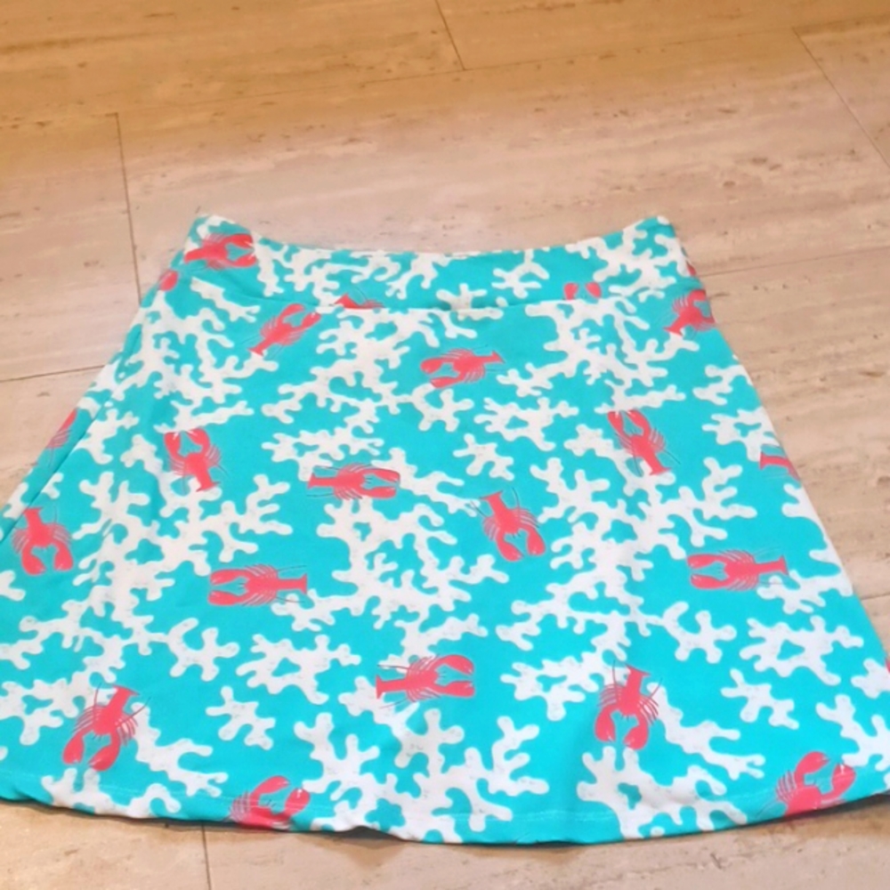 Melly M Crab/Coral Skirt - Picture 1 of 5